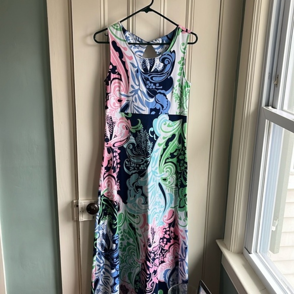bright summer dress from talbots